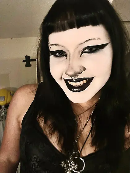 Dutch Goth Girl with great tits