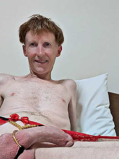 Me in my new garter belt and stockings