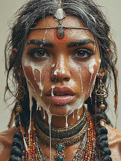 Brown Island Tit Clowns