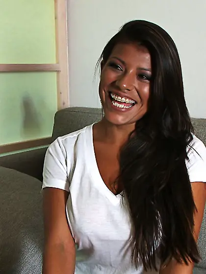 Super busty latin babe