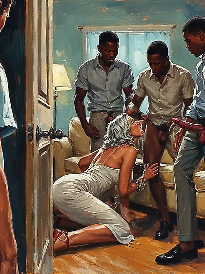 Nasty moms with bbc,  paintings