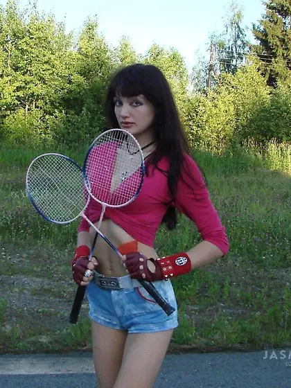 Teen bisexual close up