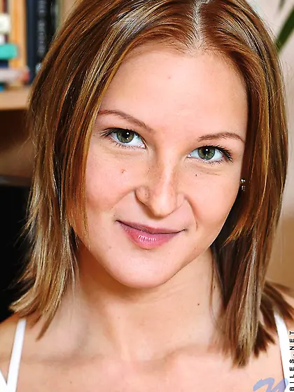 Liz Honey strips her sexy white panties on the floor and shows u