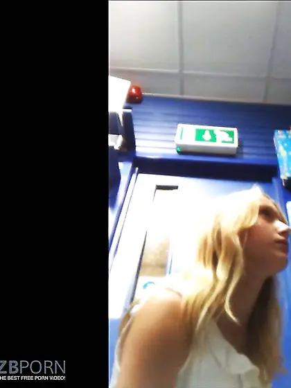 Candid Blondie Upskirt