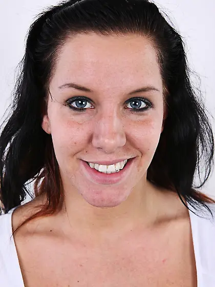 Chubby chick cute smile