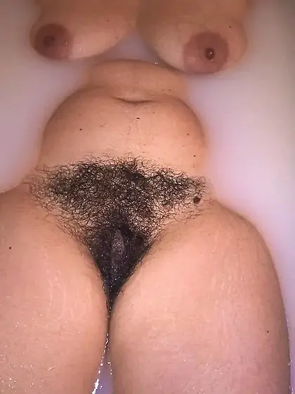Hairy Wife In Milk Bath