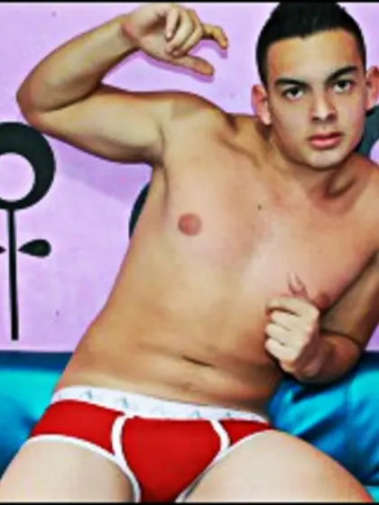 Brunette Young Man Ztephen Dancing.