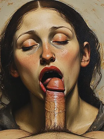 Nobildonna succhiando Cazzo - Tuscany school