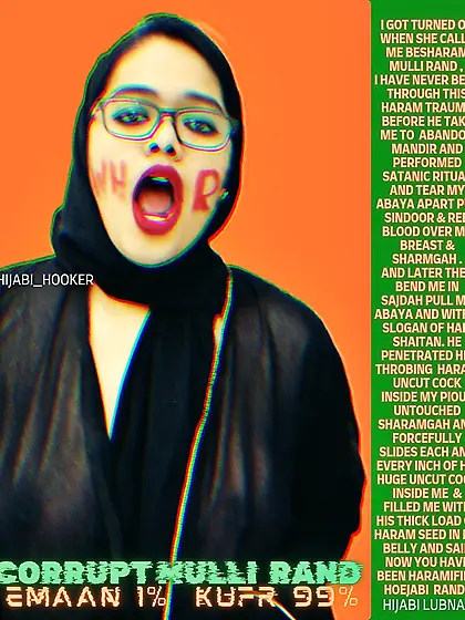 Lubna Fathima - Besharam muslimah rand of hindu