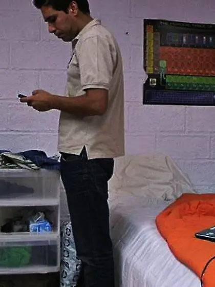 Roommate beating