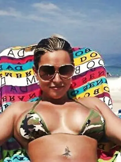 Thays sexy amateur micro bikini sun glasses
