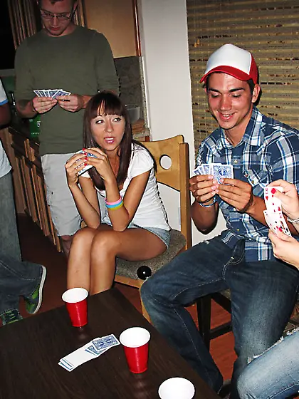 Brilliant experience showing horny girls that play and lose