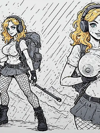 Hiking bimbo hentai xxx