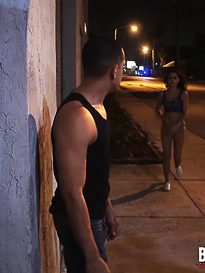 Brunette bitch lured fucked