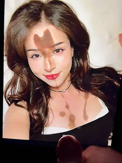 Enjoying my Precum while Edging to Pokimane