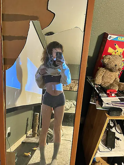 tiny college slut adriene desperately needs cock