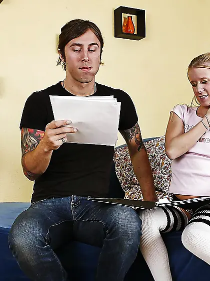 Facial teen seduction