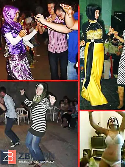 Dancing-hijab niqab jilbab arab turbanli tudung pakimallu(two