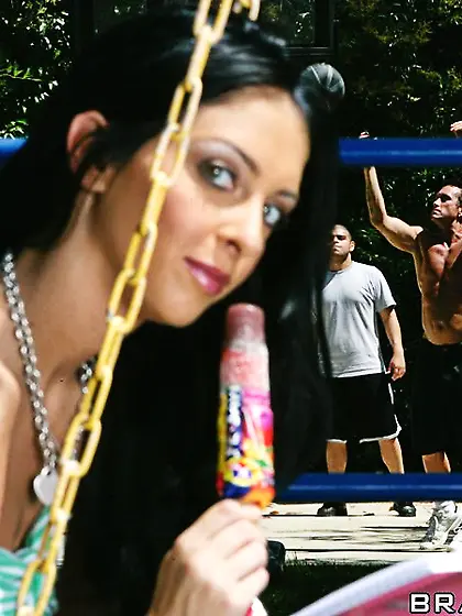 Brunette angel wearing sexy