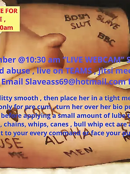 Me and what I like,  being used by men on live cam