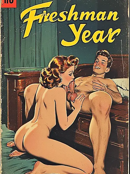 AI Free Vintage Naughty Comic Book