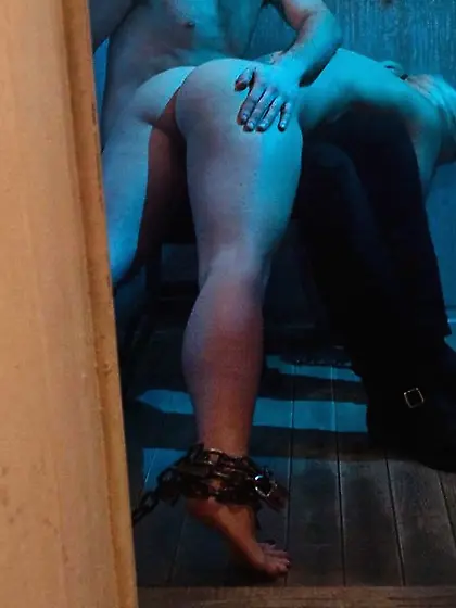 Happy harlots hands chained