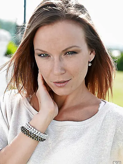 Tiny shaved pussy masturbation