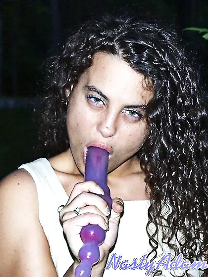 Curly haired beauty white