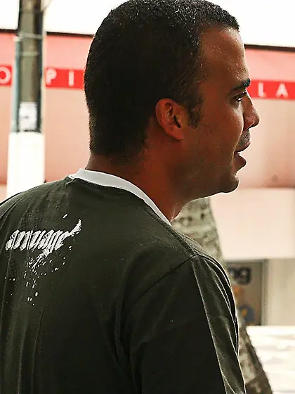 Alluring blonde model Suzana Scott strips outdoors and gets bang