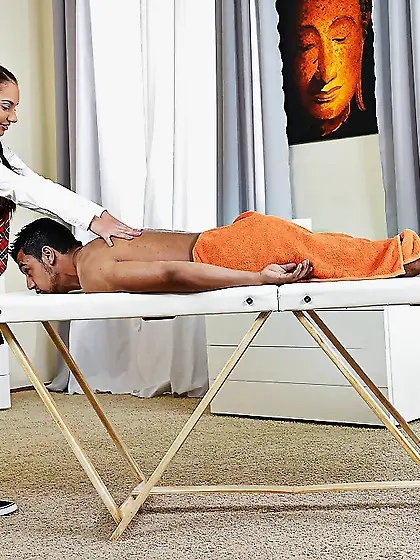 Cute massage happy ending