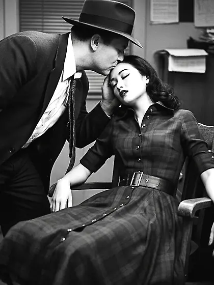 Film Noir Crime Scene