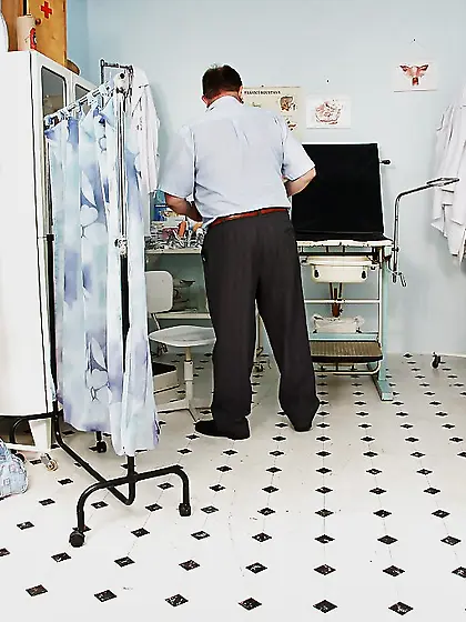 Czech uniform gorgeous blonde anal