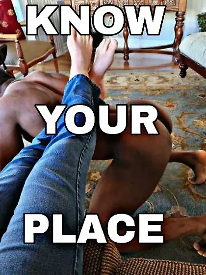 Niggers know their places