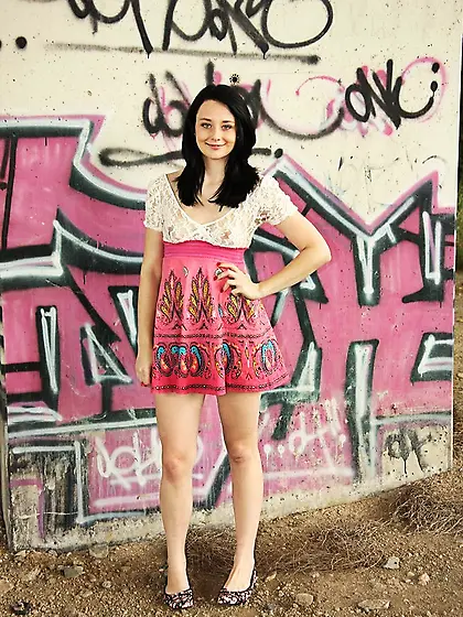 Simone K holiday and schoolgirls