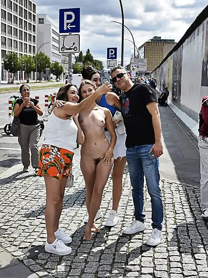 Sexy Naked Girls in Public by Charles Hollander