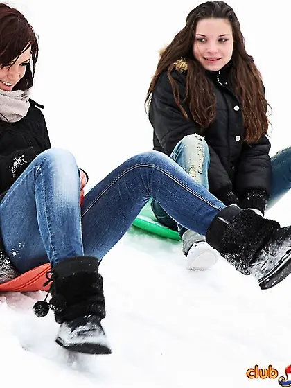 Sweet lesbian girls love scissoring