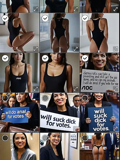 Alexandria Ocasio Cortez AOC nudes