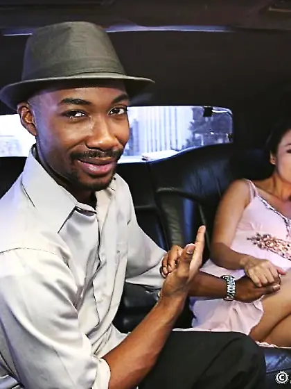 Niya Yu strips inside a car and gets her Asian fanny banged by t