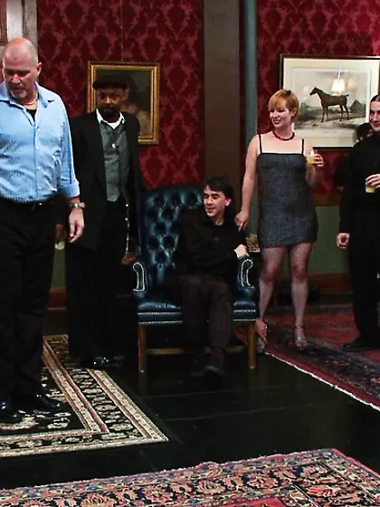 Winsome woman told party-goers