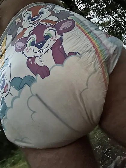 Soaked diaper