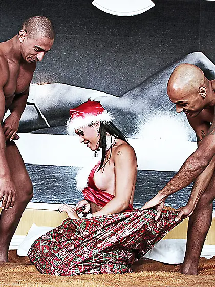 Latin sweetie enjoys two dicks in her hole