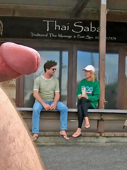 WNBR Byron Bay erection public exhibitionist cock