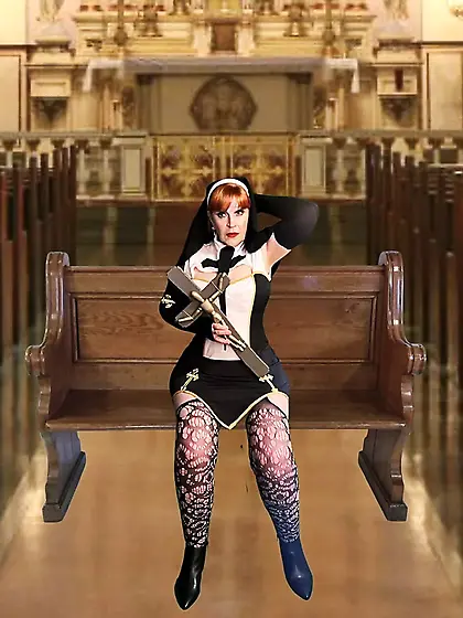 Sinful Granny Nun Mary Carmen