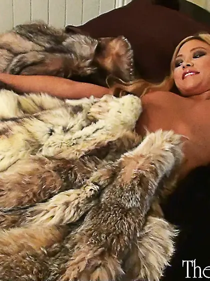 Brunette blonde babes playing