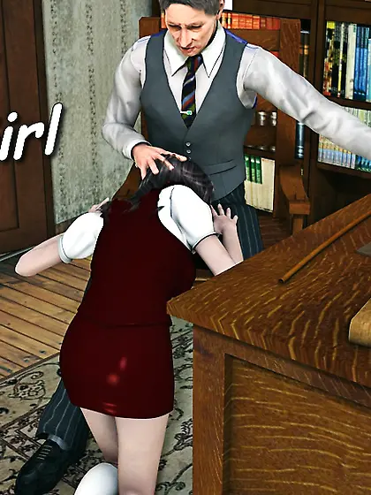 Girl sucks cock to avoid a harsher punishment