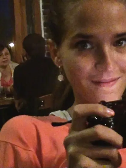 Sexy smiling beauty nailed