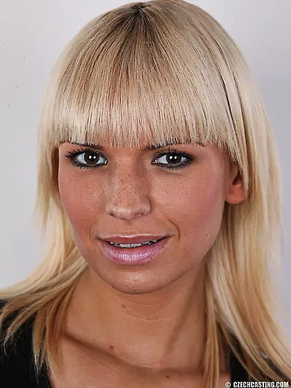 Tanned blonde cutie glasses