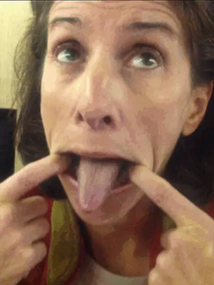 Wife and friends being fishhook