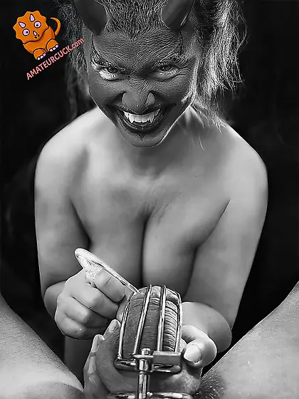 Locked him in chastity, amateur, hotwife, keyholder