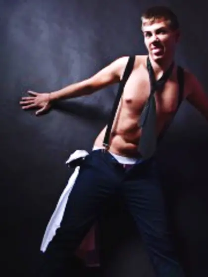 Brunette Young Man Enrikoblue Dancing.